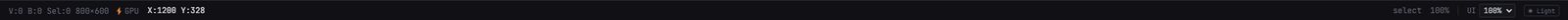 Status bar